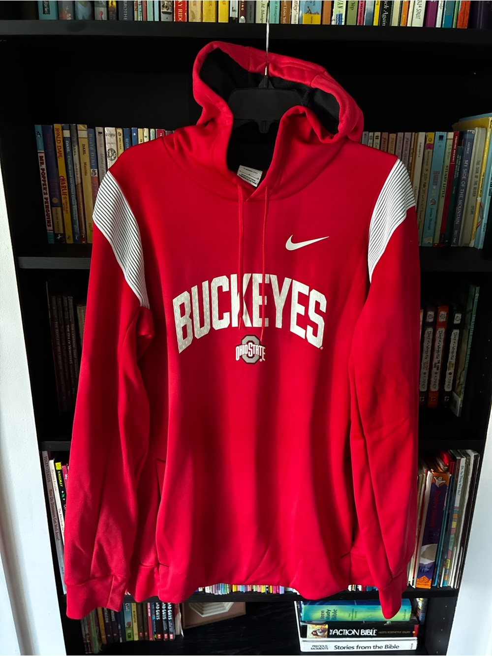 Nike Ohio State Buckeyes Hoodie Therma-Fit Men’s large LIKE NEW